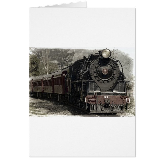 Vintage train decor design (Front)
