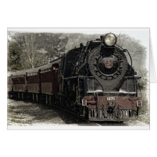 Vintage train decor design