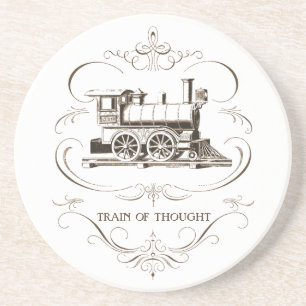Vintage Train of Thought Coaster