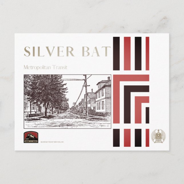 Vintage train postcard (Front)