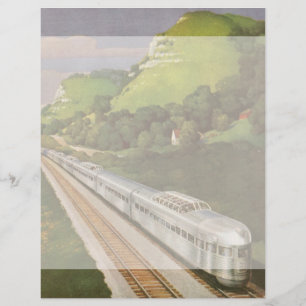 Vintage Train Vacation, Locomotive in Country