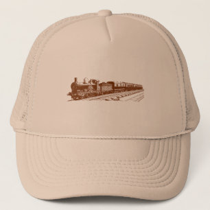 Vintage Train - Walnut Trucker Hat