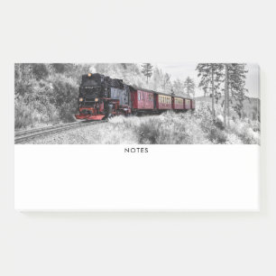 Vintage Train Winter Christmas Scene Post-it Notes