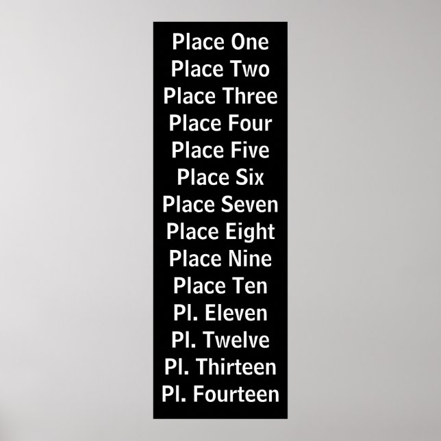 Vintage Transit Scroll Personalised Poster (Front)