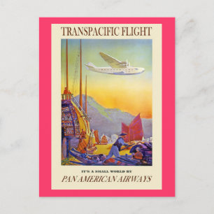 Vintage transpacific postcard