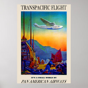 Vintage Transpacific Travel Poster