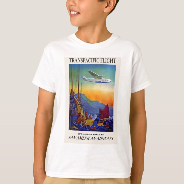 Vintage Transpacific Travel T-Shirt (Front)