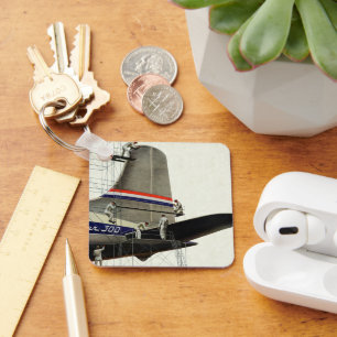 Vintage Transportation, Aeroplane Maintenance Key Ring