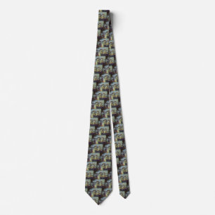 Vintage Transportation and Travel Ships Steamboats Tie