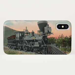 Vintage Transportation, Western Antique Coal Train iPhone X Case