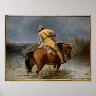 Vintage Trapper Poster