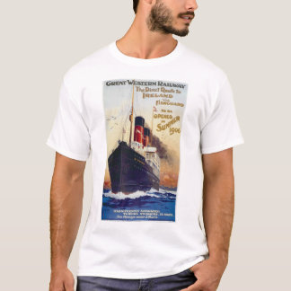Vintage Travel Advert Poster T-Shirt
