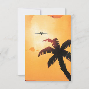 Vintage Travel, Aeroplane Over Hawaiian Islands