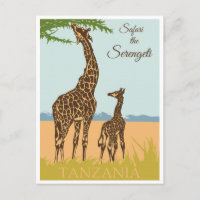 Vintage Travel Africa Tanzania Safari