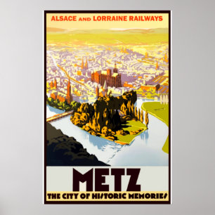 Vintage Travel - Alsace - France Poster