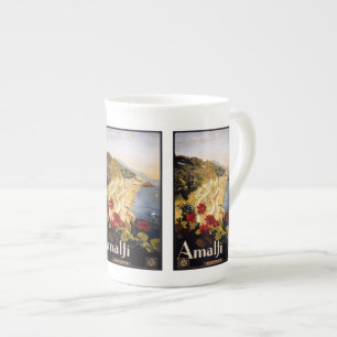 Vintage Travel Amalfi Italy mugs