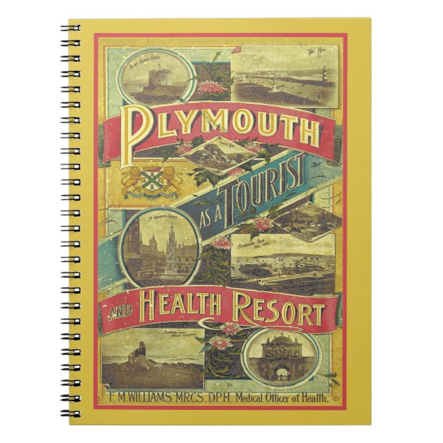 Vintage Travel and Tourist Guide of England    Notebook (Front)