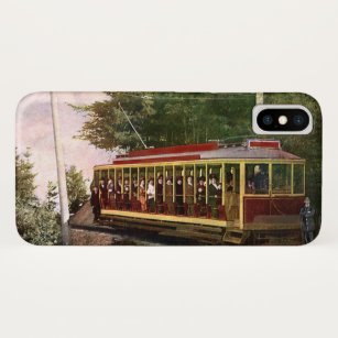 Vintage Travel and Transportation Electric Trolley Case-Mate iPhone Case