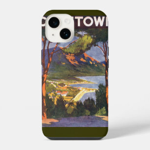 Vintage Travel, Cape Town, a City in South Africa iPhone Case
