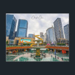 Vintage travel city Chengdu China East asia  Postcard<br><div class="desc">vintage,  retro,  travel,  modern,  watercolor,  classic,  Sichuan province,  Animals in the wild,   Panda,  Bear, </div>