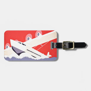 Vintage Travel City of New York Airports Luggage Tag