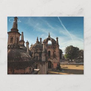 Vintage travel city Surat India vacation retro Postcard