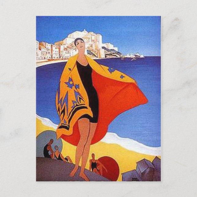 Vintage travel Corsica - Postcard (Front)