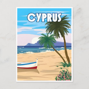 vintage travel CYPRUS KYRENIA Chypre  Postcard