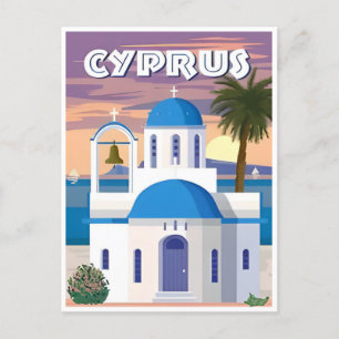 vintage travel CYPRUS KYRENIA Chypre  Postcard