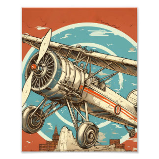 Vintage Travel Florida from Air Aeroplane Photo Print