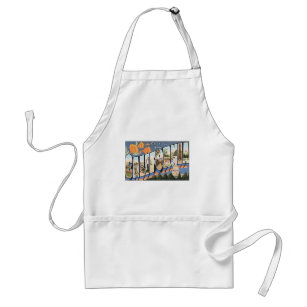 Vintage Travel, Greetings from California Poppies Standard Apron