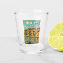 Vintage Travel Hoi An Vietnam Retro Graphic