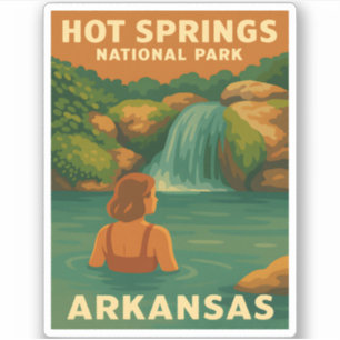 Vintage Travel Hot Springs National Park Arkansas