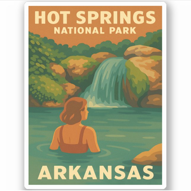 Vintage Travel Hot Springs National Park Arkansas (Front)