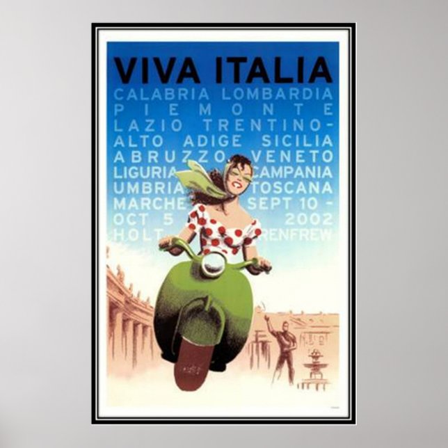 Vintage travel Italy - Poster (Front)