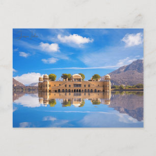 Vintage travel Jaipur India Colourful Rajasthan  Postcard