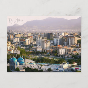 Vintage travel Kabul Afghanistan retro Vacation Postcard