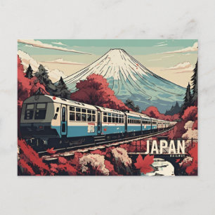 vintage travel Kyoto Japan Temple Photograph Postcard