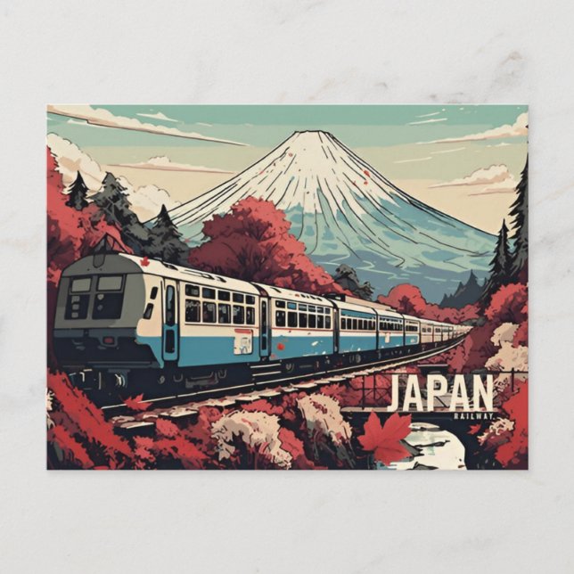 vintage travel Kyoto Japan Temple Photograph Postcard (Front)