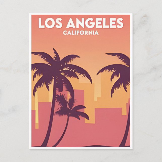 Vintage Travel Los angeles California america  Postcard (Front)