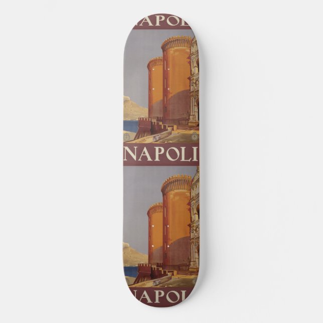 Vintage Travel Napoli Naples Italy skateboards (Front)