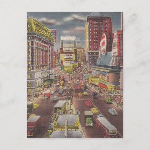 Vintage travel NewYork City USA - Postcard