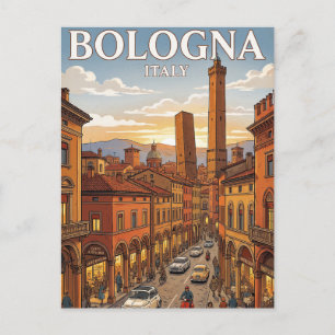 Vintage Travel Postcard   Bologna, Italy