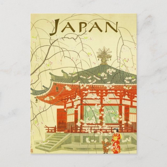 Vintage Travel Postcard - JAPAN (Front)