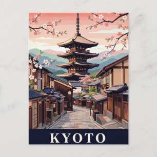 Vintage Travel Postcard KYOTO
