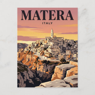 Vintage Travel Postcard   Matera, Italy
