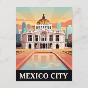 Vintage Travel Postcard MEXICO CITY