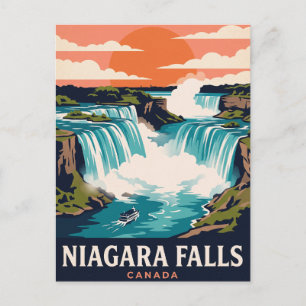 Vintage Travel Postcard Niagara Falls Canada