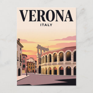 Vintage Travel Postcard   Verona, Italy