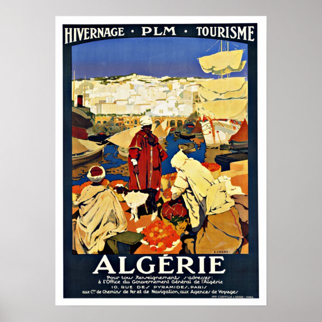 Vintage Travel Poster (Front)